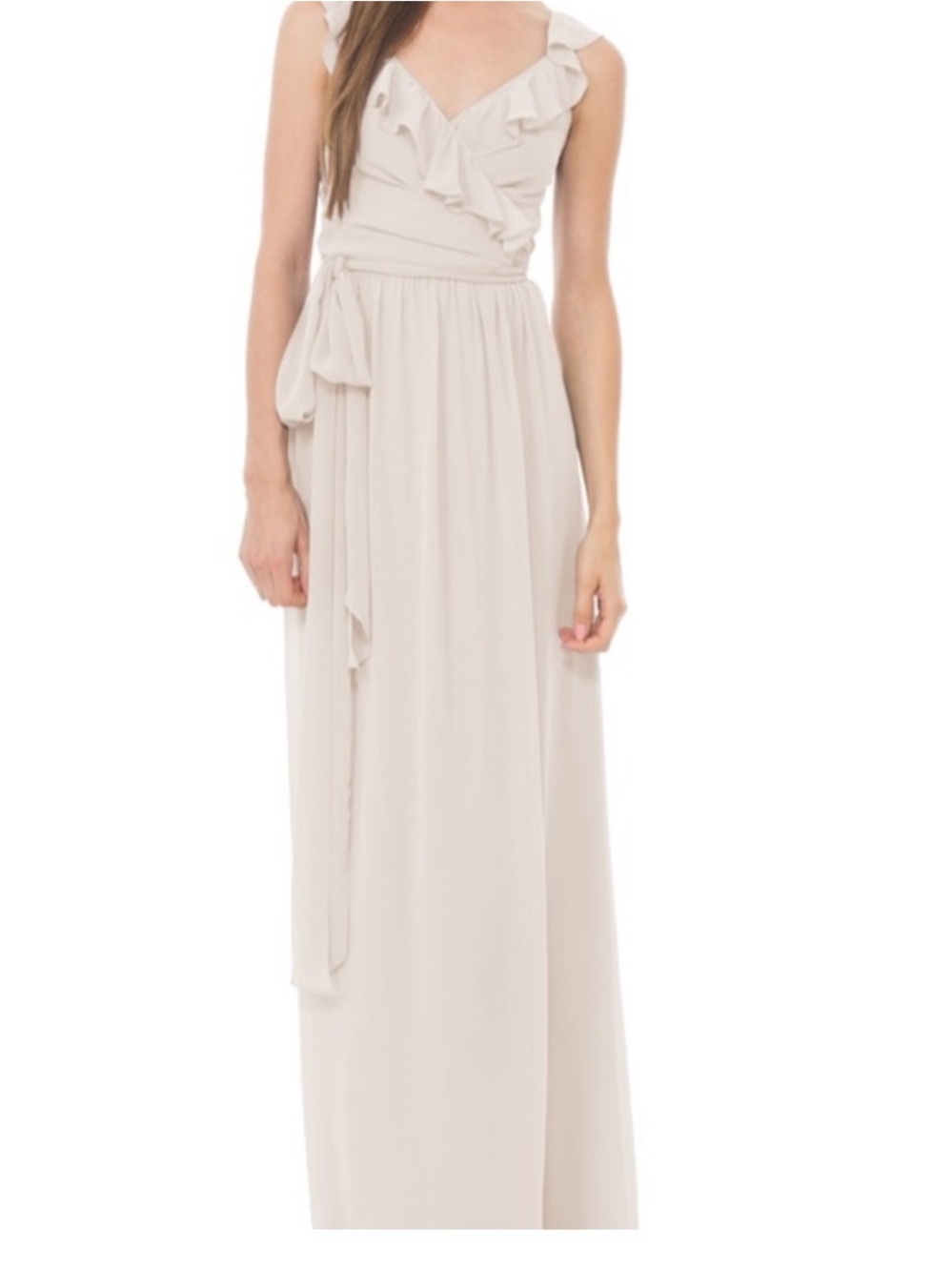 Joanna August Lacey long dress in cream xs